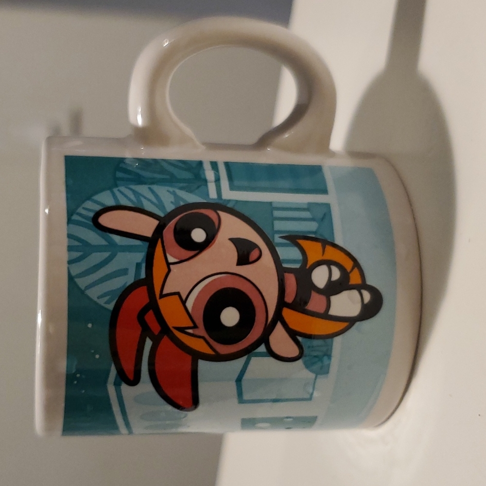 VINTAGE PowerPuff Girl Mini coffee cup = CHILDHOOD MEMORIES - RARE